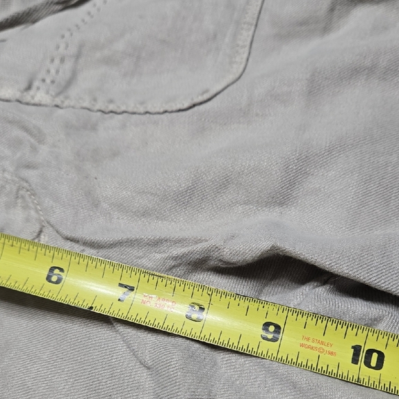 Level 99 Women Light Khaki Flare Pants - Picture 6 of 8